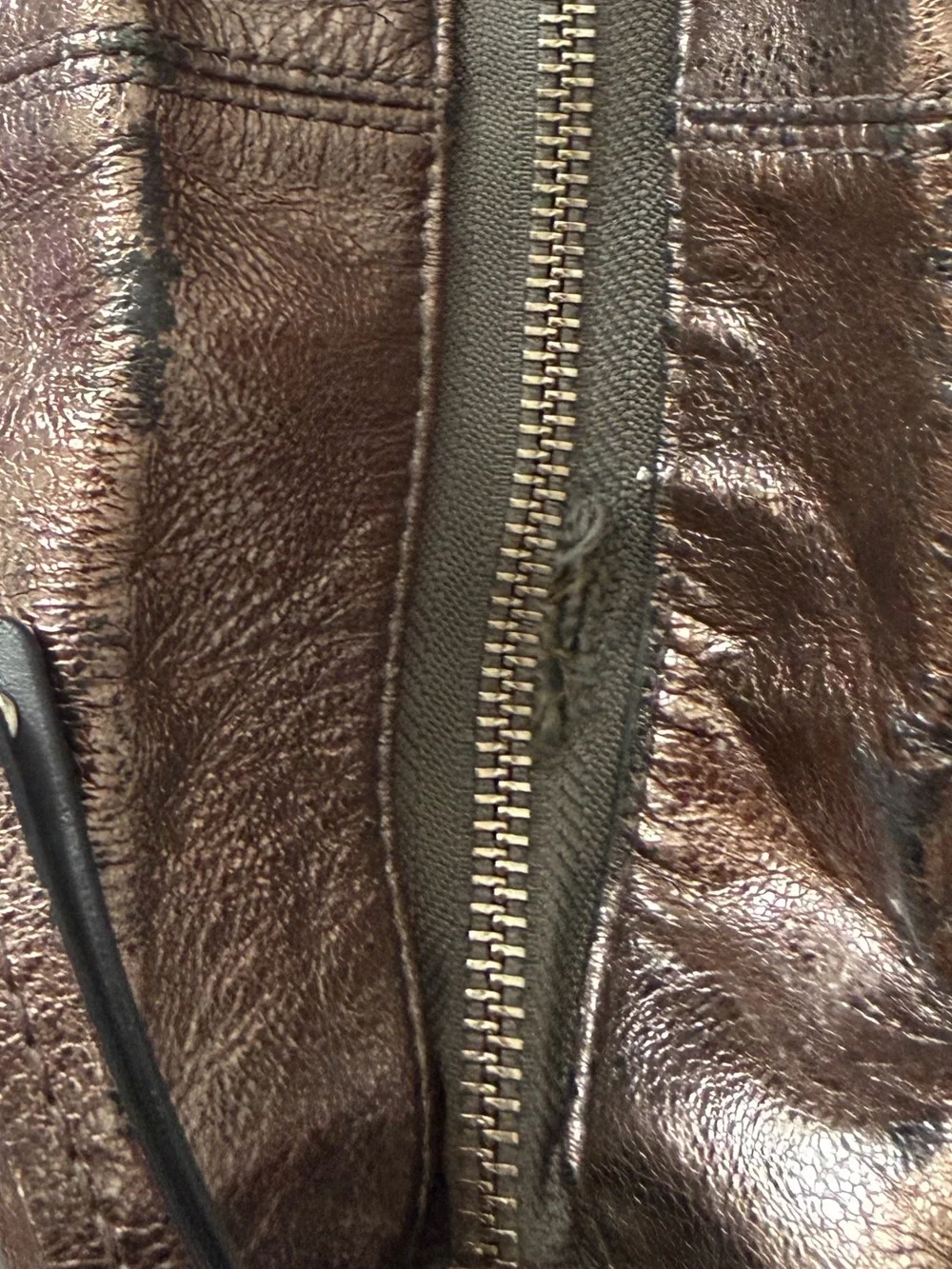 Coach leather shoulder